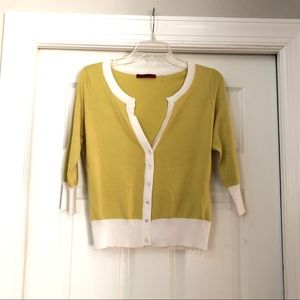 Cyrus Knits “Red” Button-down Cardigan Sweater